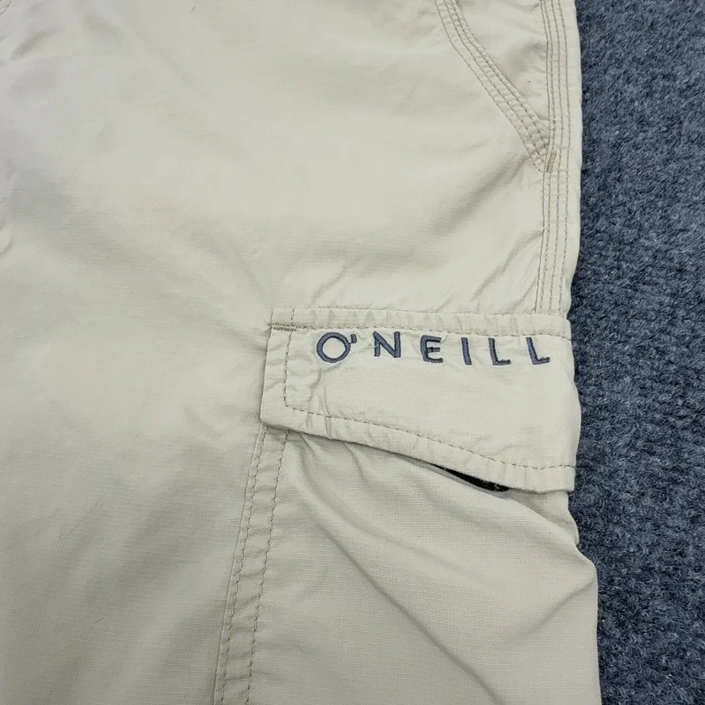 O'Neill Cargo Shorts Mens 34 Tan Khaki Ripstop X-Static XT2 Outdoor‎ Gorpcore